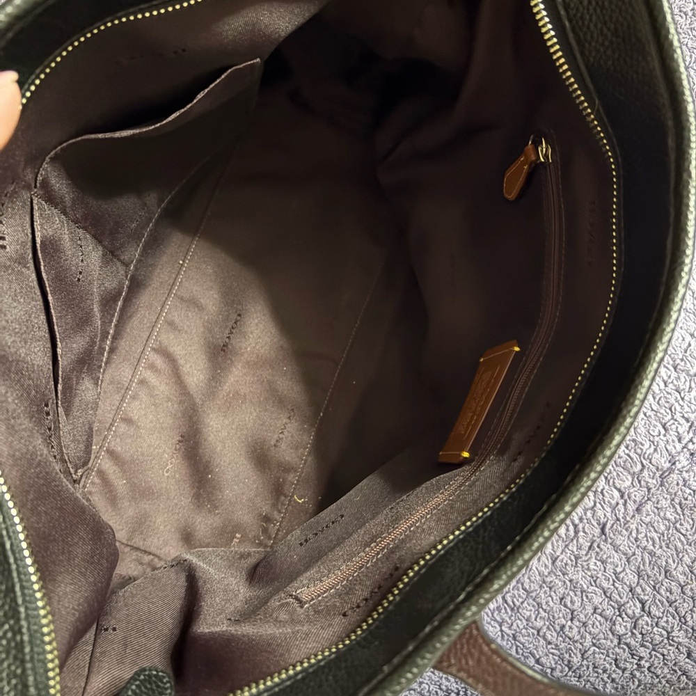 Coach 69645 City Horse and Carriage Jacquard Leather Zip Tote Handbag Purse - Picture 6 of 6